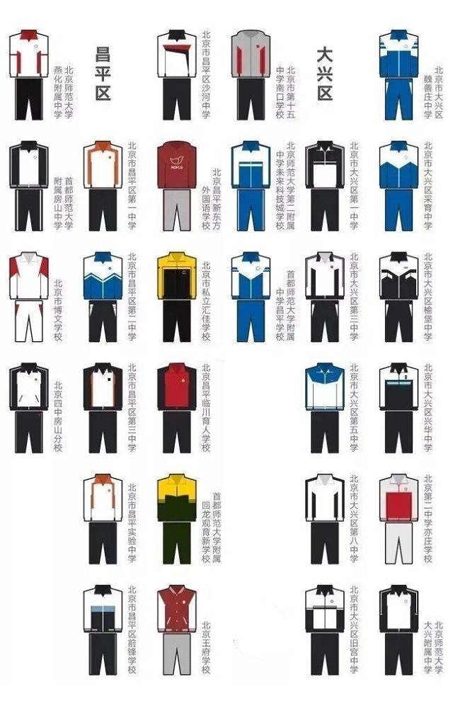 北京校服定制大興區昌平區