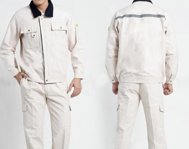 白色勞保工作服