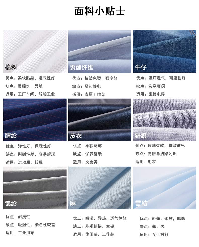 純棉免燙襯衫面料材質可選