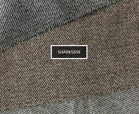 面料花紋種類的名稱-Sharkskin(鯊魚紋)