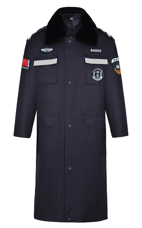 保安冬季反光標(biāo)志棉服 保安冬季反光標(biāo)志棉服