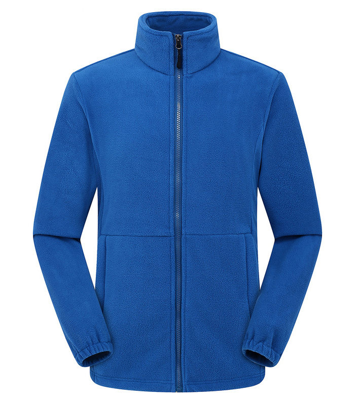 戶外緊身?yè)u粒絨工作服定制款式圖片