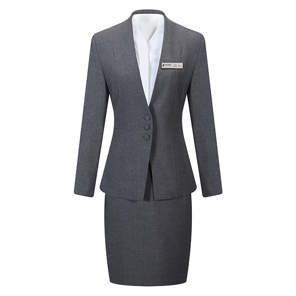 女士前臺職業(yè)西裙套裝 女士前臺職業(yè)西裙套裝