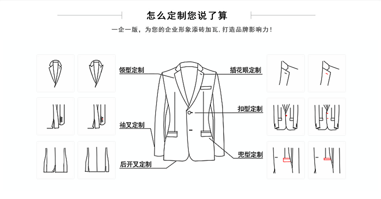 春秋季稅務(wù)標(biāo)志制服套裝門襟類型可定制